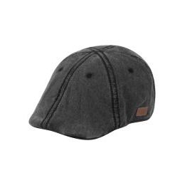 12 Wholesale Washed Cotton Duckbill Ivy Caps In Black