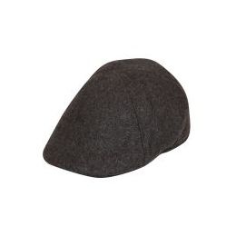 12 Wholesale Wool Blend Ivy Cap In Charcoal