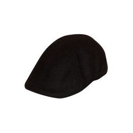 12 Wholesale Wool Blend Ivy Cap In Black