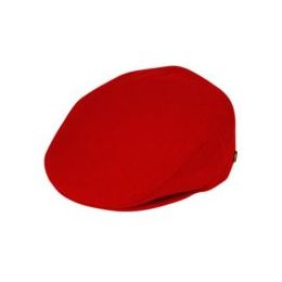 12 Wholesale Wool Blend Ivy Caps In Red