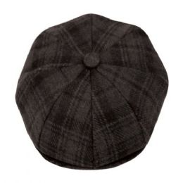 12 Wholesale Men's Wool Blend Newsboy Hats