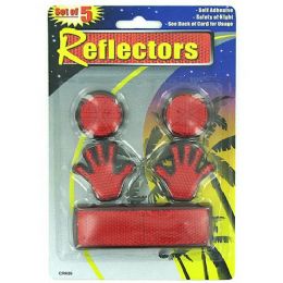 72 Pieces SelF-Adhesive Reflectors - Auto Accessories