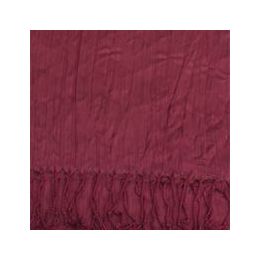 24 Pieces Wrinkle Scarf In Burgandy - Womens Fashion Scarves