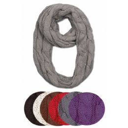 24 Pieces Fashion Infinity Scarf - Womens Fashion Scarves