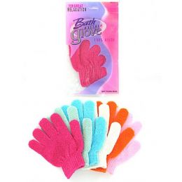 72 Bulk Bath Massage Glove