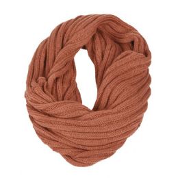 24 of Stripe Cable Knit Infinity Scarf