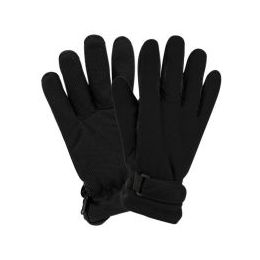 24 Wholesale Men's Thermal Fleece Glove Black Only