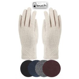 24 Pairs Ladies Wool Touch Screen Glove - Conductive Texting Gloves