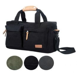 4 Units of Canvas Computer Bag In Black - Computer Accessories