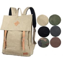 4 Wholesale Canvas Backpack Camo Color