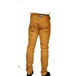 12 Pieces of Men's Twill Pants With Fleece Lining In Khaki (pack Aa)