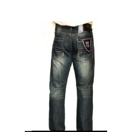 12 Pieces Mercelized Straight Leg Denim 100% Cotton Blue Only - Mens Jeans
