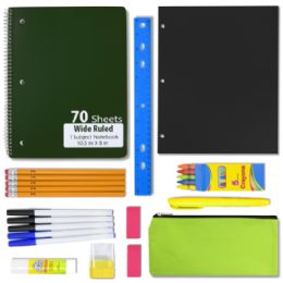 24 Pieces 12 Piece School Supply Kit - School Supply Kits