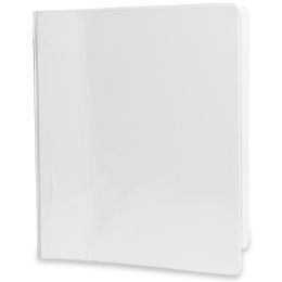 24 Wholesale 1 Inch Binder With Two Pockets - White