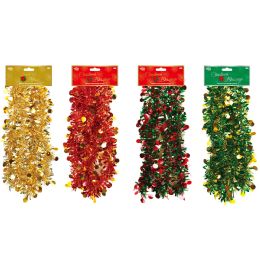 72 Wholesale Christmas Garland Circles Accent