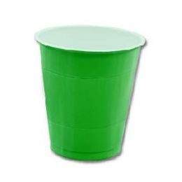 48 Units of 16oz Green Cup 16 Count L-Cup - Disposable Cups