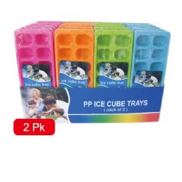96 Wholesale 2 Pack Ice Cube Trays