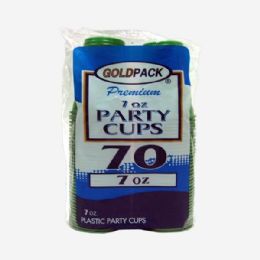 72 of 7oz Green Cup 70 Count L-Cup