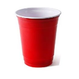 96 Wholesale Seven Ounce Cup Red Fifty Count