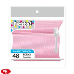 96 Wholesale Thirty Six Count Fork Pink