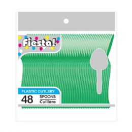 96 Wholesale Forty Eight Count Spoon Green