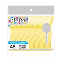 96 Wholesale Forty Eight Count Spoon Yellow