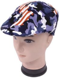 72 Wholesale Mens Driver Hat /cap Golf Hat Usa Print