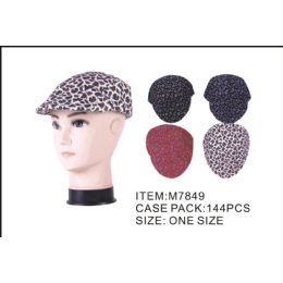 36 Wholesale Mens Driver Hat /cap Golf Hat Animal Print