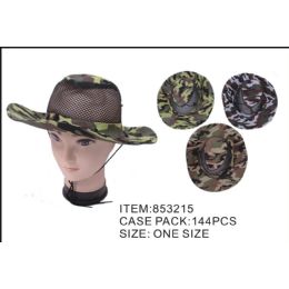 72 Units of Unisex Assorted Color Camo Boonie Hat - Cowboy & Boonie Hat