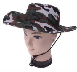 72 Pieces Unisex Assorted Color Camo Boonie Hat - Cowboy & Boonie Hat