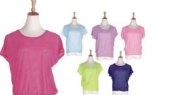 36 Wholesale Women's Assorted Color Fashion Tops