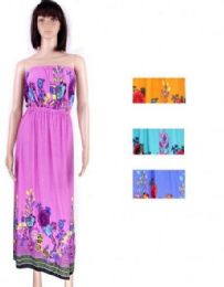 48 Pieces Womens Fashion Sun Dresses Assorted Colors And Sizes Summer Dresses - Womens Sundresses & Fashion