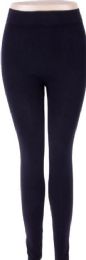 36 Pieces Womans Black Leggings One Size Fits All - Womens Leggings