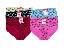 12 Wholesale Womens Mommy Underwear Floral Pattern