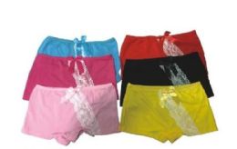 120 Wholesale Womens Cotton Boxer Shorts Underwear