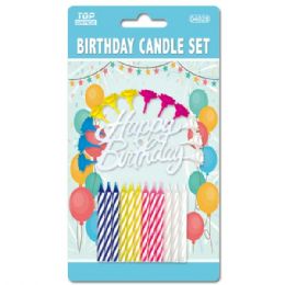 144 Wholesale Birthday Candle Set