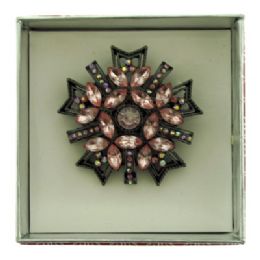 60 Pieces Snowflake Shaped Pin With Gift Box - Jewelry Box