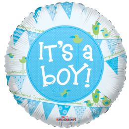 125 Wholesale One Side Its A Boy Helium Balloon