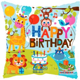 125 Wholesale Two Side Birthday In Jungle Balloon