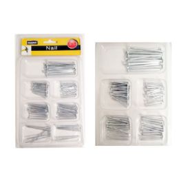 96 Pieces 160 Grams Silver Nails - Drills and Bits