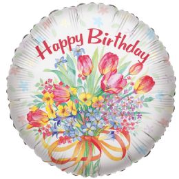 125 Pieces 2-Side "happy Birthday" Balloon - Balloons & Balloon Holder