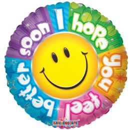 125 Wholesale 2-Side "get Well" Balloon
