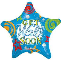 125 Wholesale 2-Side "get Well" Balloon