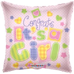 125 Wholesale 2-Side "congrats A Girl" Balloon
