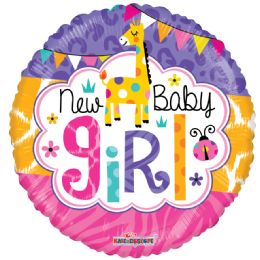 125 Wholesale 2-Side "baby Girl" Balloon