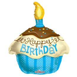 100 Wholesale 2-Side 18" "happy Birthday" Shaped Balloon