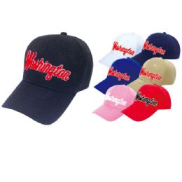 48 Wholesale Baseball Cap/ Washington