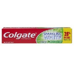 24 Wholesale Colgate Tooth Paste Sparkling White Mint