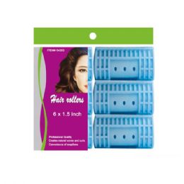 96 Pieces Six Count Hair Roller - Hair Rollers