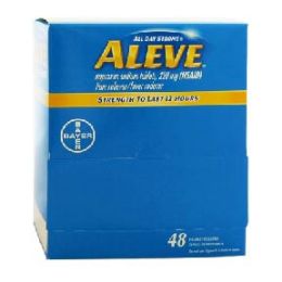 6 Pieces Aleve Regular 48 Count - Pain and Allergy Relief